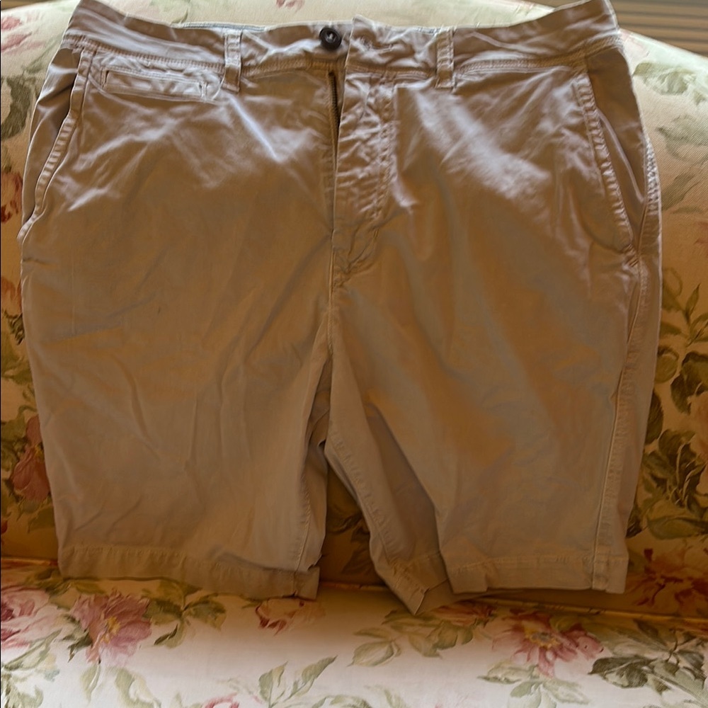 American Eagle Outfitters light grey Flat Front Shorts